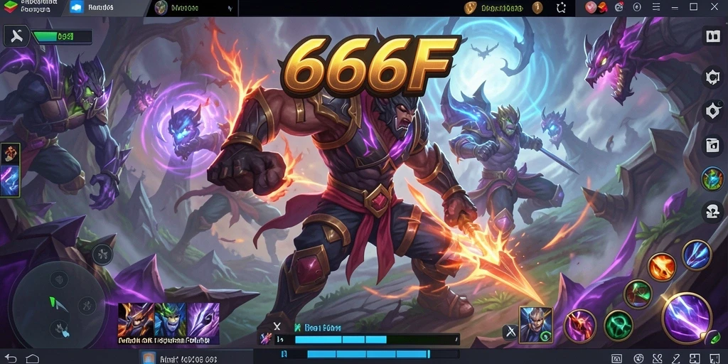 Gameplay seru di arena pertarungan 666F.