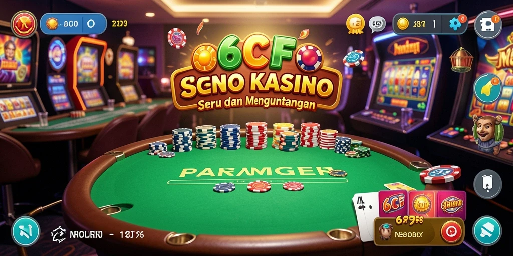 Screenshot dari gameplay kasino yang menarik di 6CF.