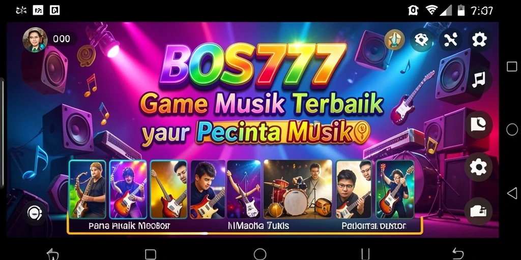 Tampilan gameplay BOS777 yang menarik dan penuh warna.