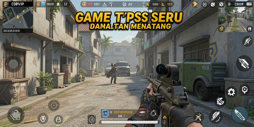 Tampilan gameplay TPS C8VIP yang menegangkan dan seru.