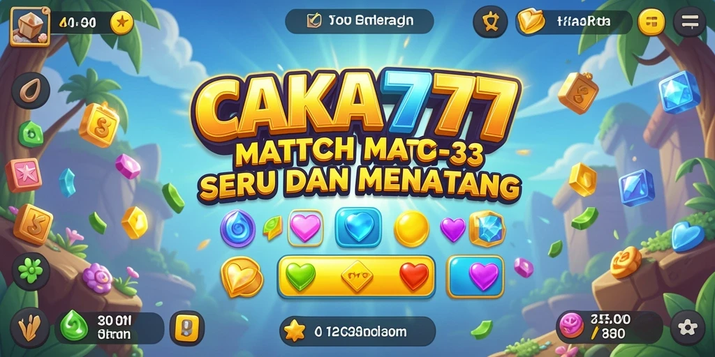 Tampilan menarik dari gameplay CAKRA777 dalam permainan Match-3.