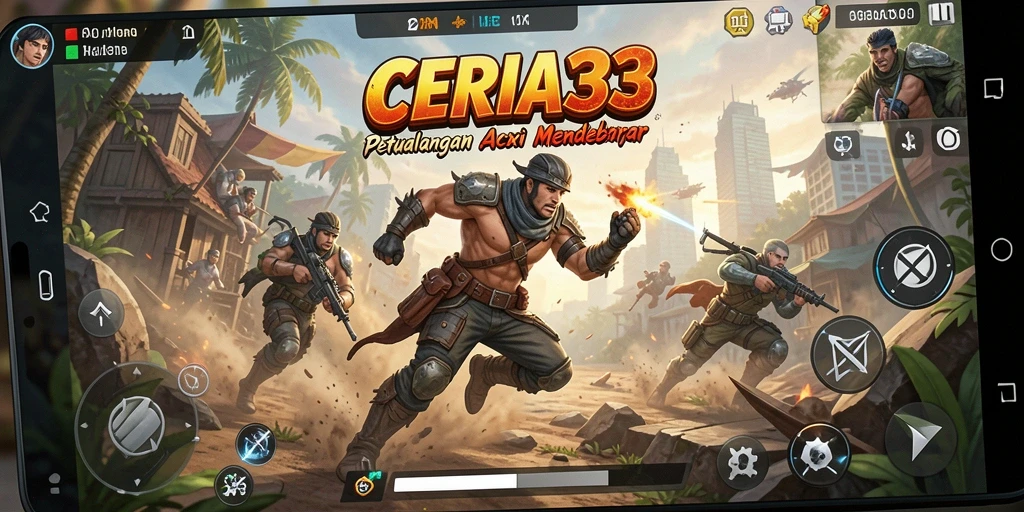 Tampilan gameplay seru dan menegangkan di CERIA33.