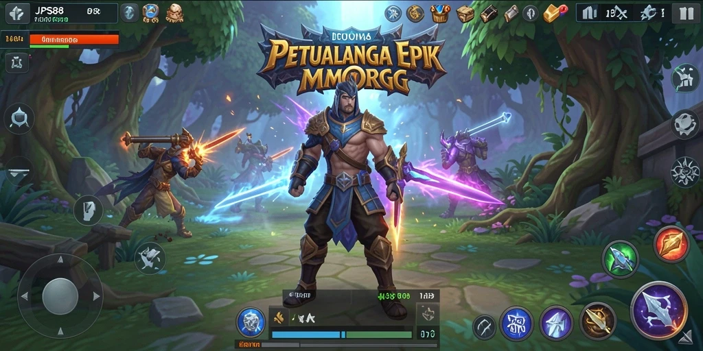 Screenshot JPS88 menampilkan aksi seru dalam gameplay MMORPG.