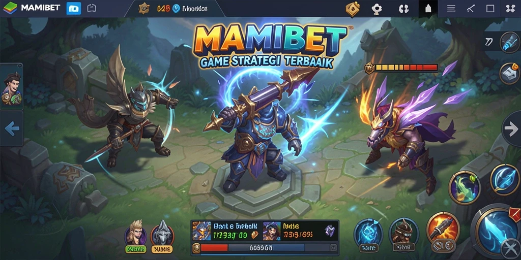 Screenshot gameplay MAMIBET menampilkan aksi strategi yang mendebarkan.