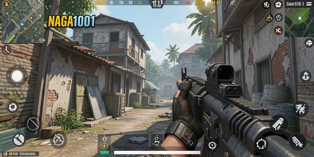 Tampilan gameplay NAGA1001 yang mendebarkan dan penuh aksi.