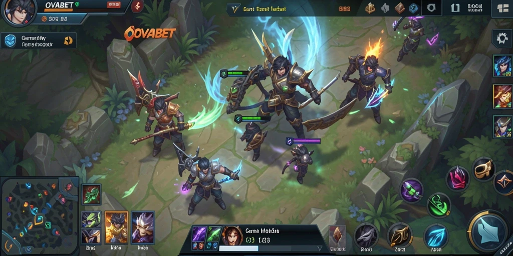 Tampilan gameplay seru di OVABET yang penuh strategi.