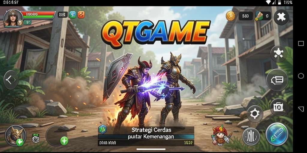 Cuplikan gameplay QTGAME yang menarik dan penuh strategi.