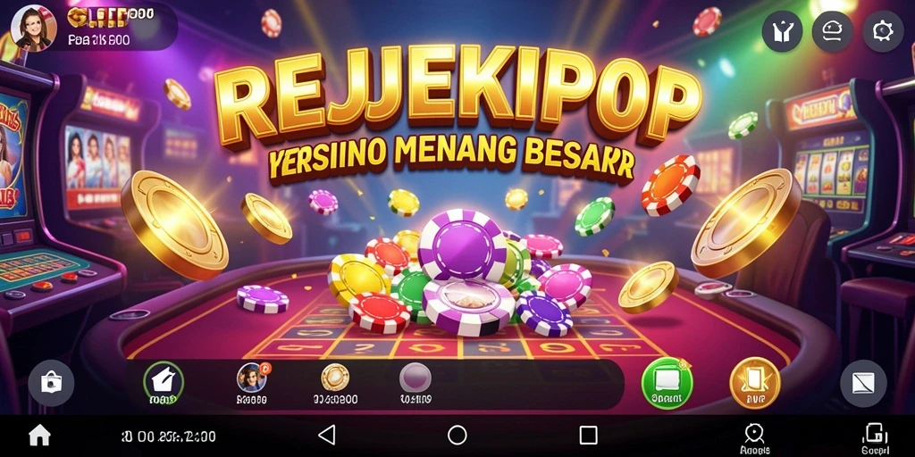 Tampilan gameplay REJEKIPOP yang menarik dan interaktif.