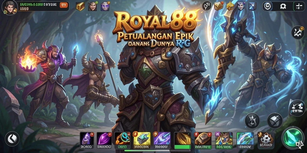 Tampilan menakjubkan dari dunia RPG di ROYAL88.