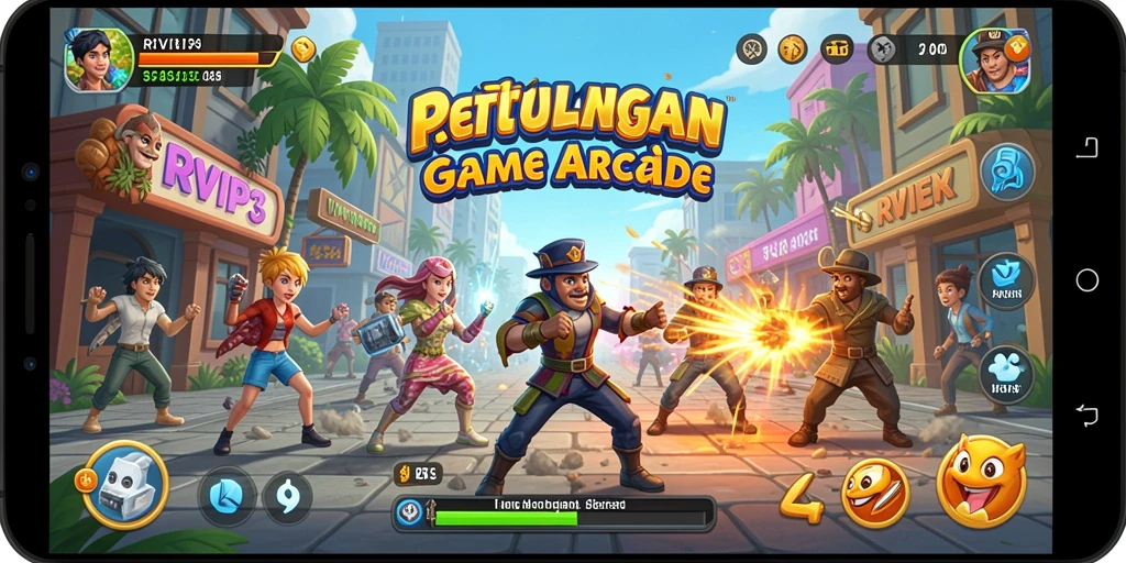 Tampilan gameplay menarik dari RVIP3 dalam aksi.