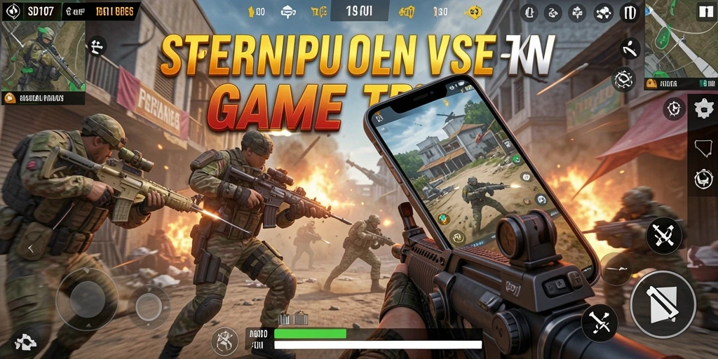 Gameplay seru SD107 dengan mode pertempuran TPS yang menegangkan.