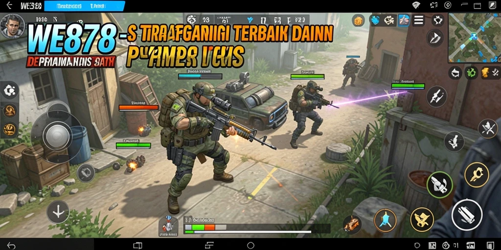 Tampilan gameplay WE878 yang seru dan menegangkan dalam strategi taktis.