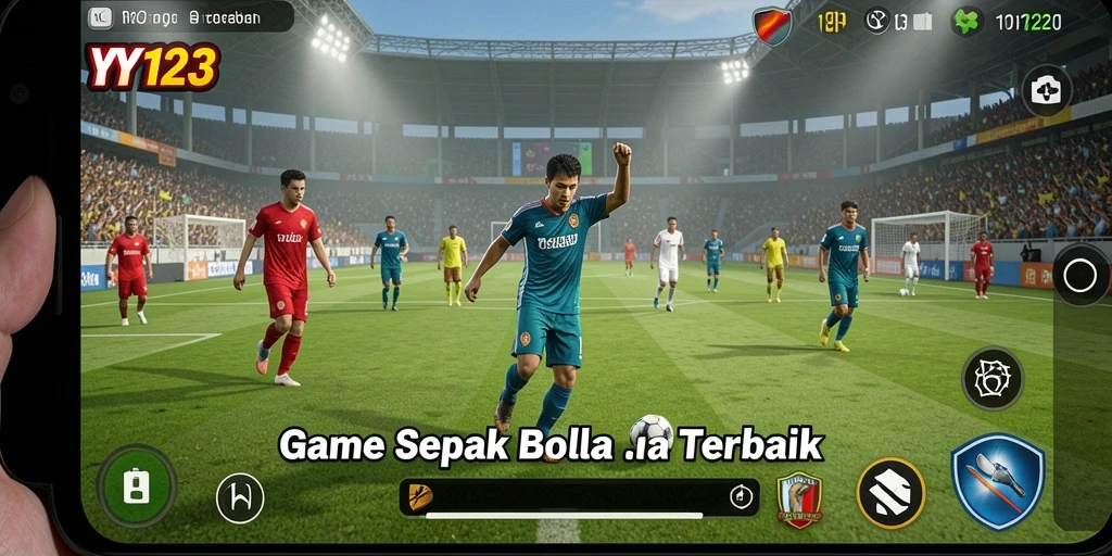 Tampilan gameplay YY123 yang menegangkan dan realistis dalam sepak bola.